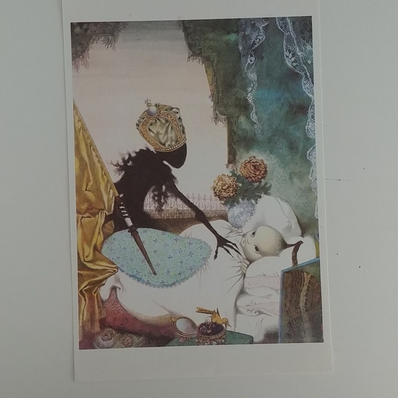 💙4/20 vintage fairy tale illustration - Picture 1 of 3